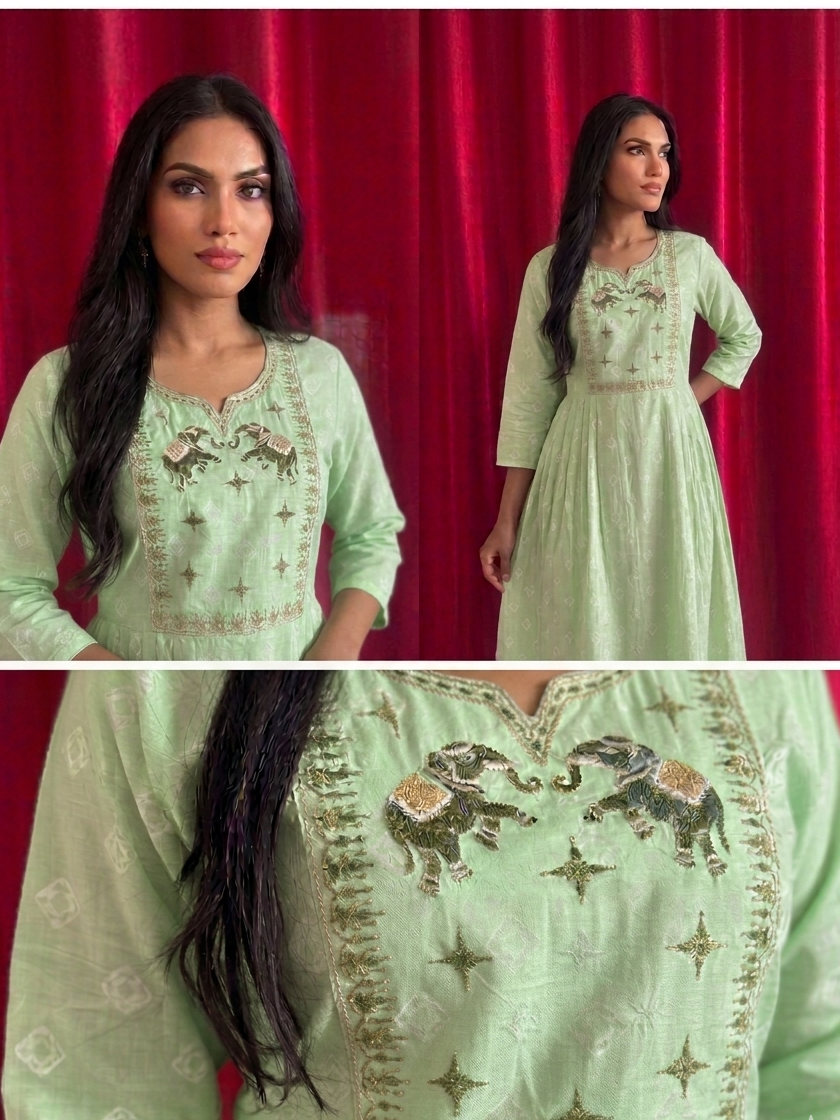 Sky-blue Kurta