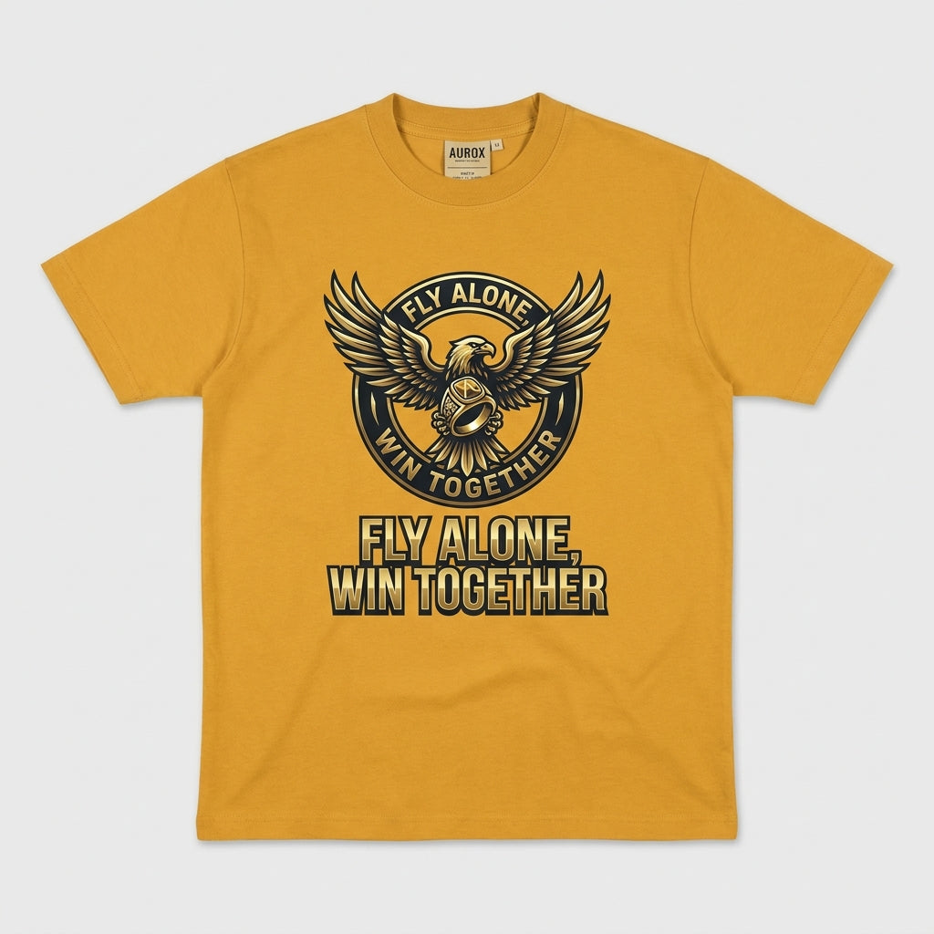 Aurox "Fly Alone, Win Together" Graphic Tee