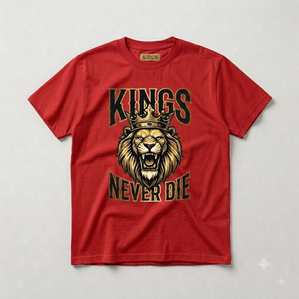 The ‘AUROX’ Regal Lion: Kings Never Die Tee