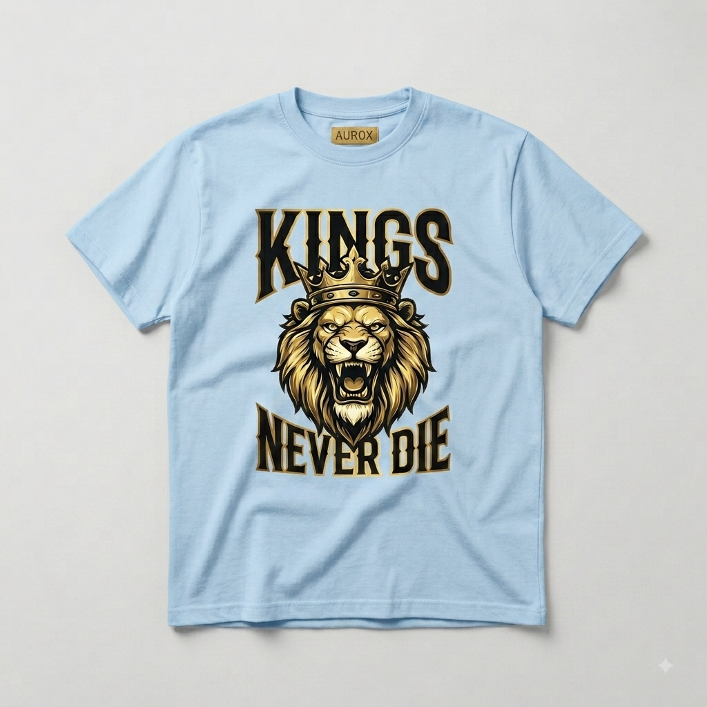 The ‘AUROX’ Regal Lion: Kings Never Die Tee